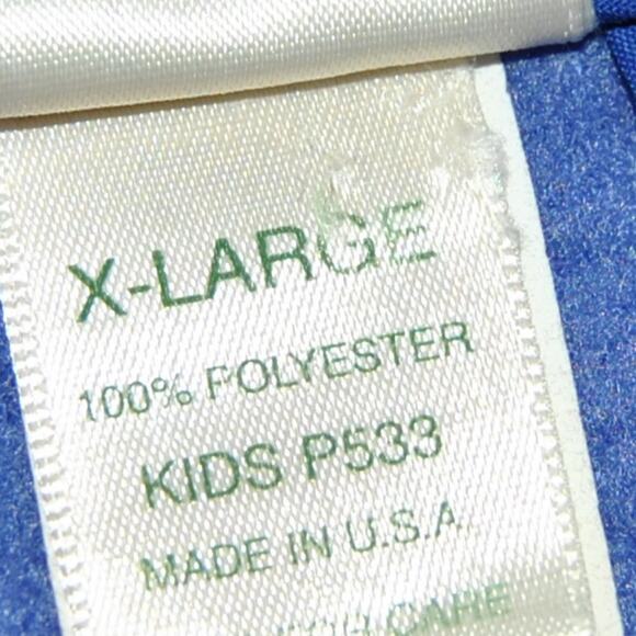 L.L. Bean Blue Full Zip Up Fleece Jacket Size: X-Large Kids - Picture 6 of 6